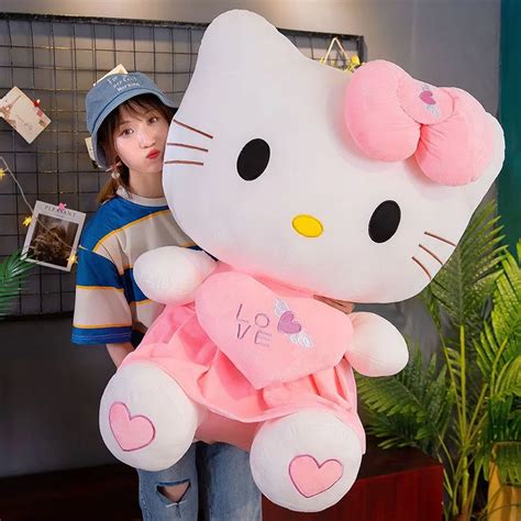 hello kitty plus size|hello kitty life size plush.